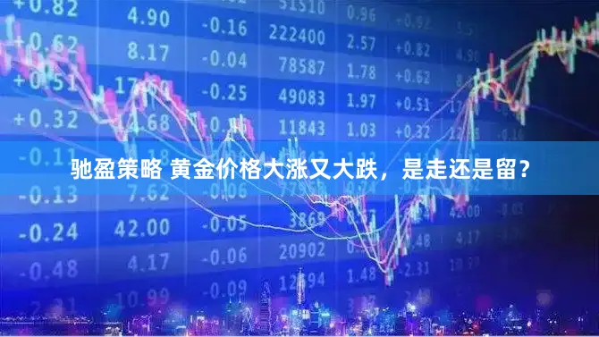 驰盈策略 黄金价格大涨又大跌，是走还是留？