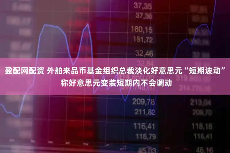 盈配网配资 外舶来品币基金组织总裁淡化好意思元“短期波动” 称好意思元变装短期内不会调动