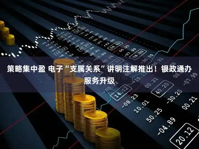 策略集中盈 电子“支属关系”讲明注解推出！银政通办服务升级