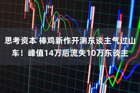 思考资本 棒鸡新作开测东谈主气过山车！峰值14万后流失10万东谈主