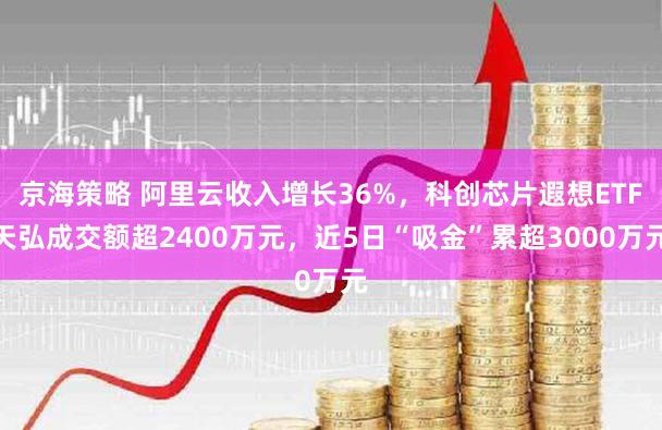 京海策略 阿里云收入增长36%，科创芯片遐想ETF天弘成交额超2400万元，近5日“吸金”累超3000万元