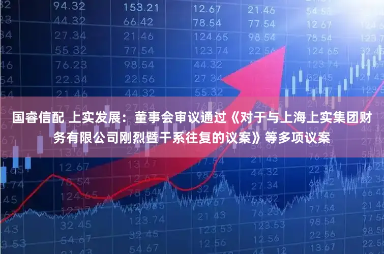 国睿信配 上实发展：董事会审议通过《对于与上海上实集团财务有限公司刚烈暨干系往复的议案》等多项议案