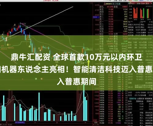 鼎牛汇配资 全球首款10万元以内环卫清扫机器东说念主亮相！智能清洁科技迈入普惠期间