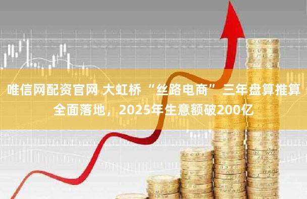 唯信网配资官网 大虹桥 “丝路电商” 三年盘算推算全面落地，2025年生意额破200亿